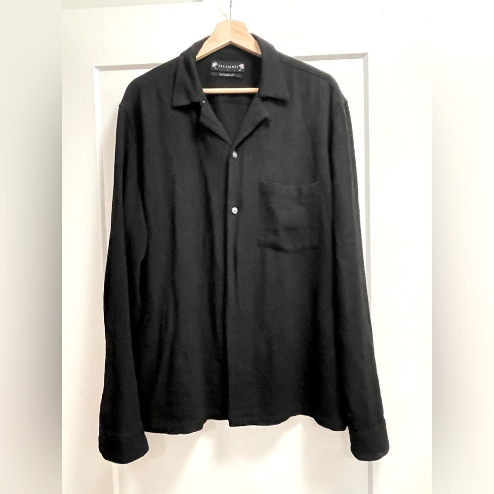 Black Button-Up Shirt